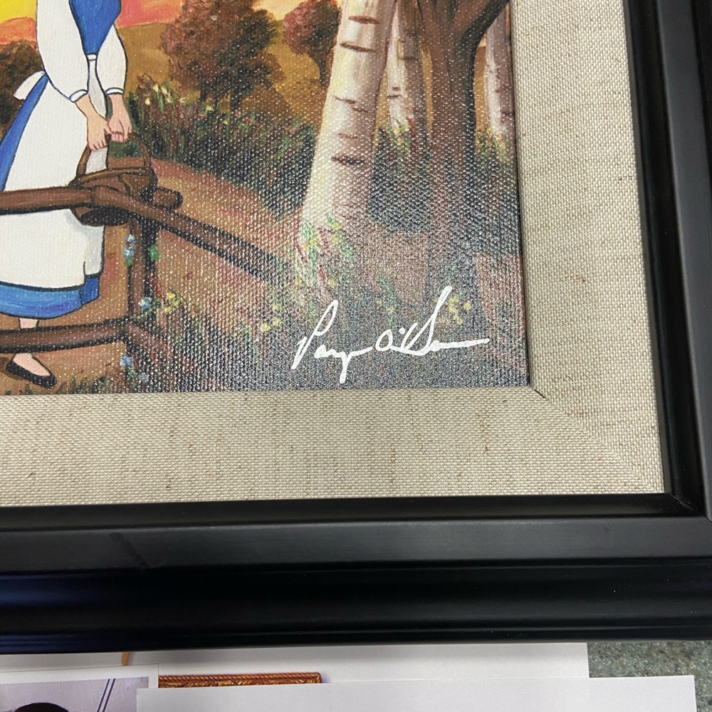 Signed Paige O’Hara Disney Art Bundle — “Daydreams” & “The Little Town” 37/750 - Picture 8 of 11